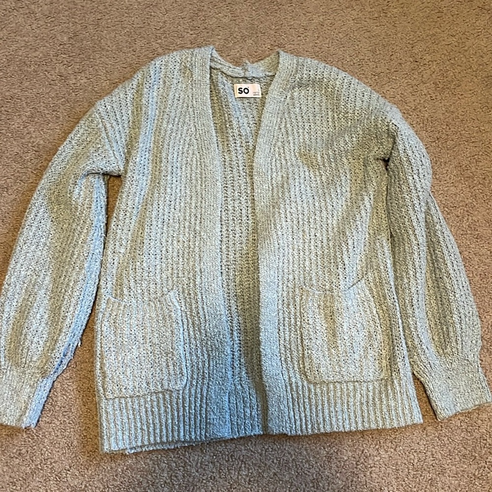SO large (10/12) gray sweater